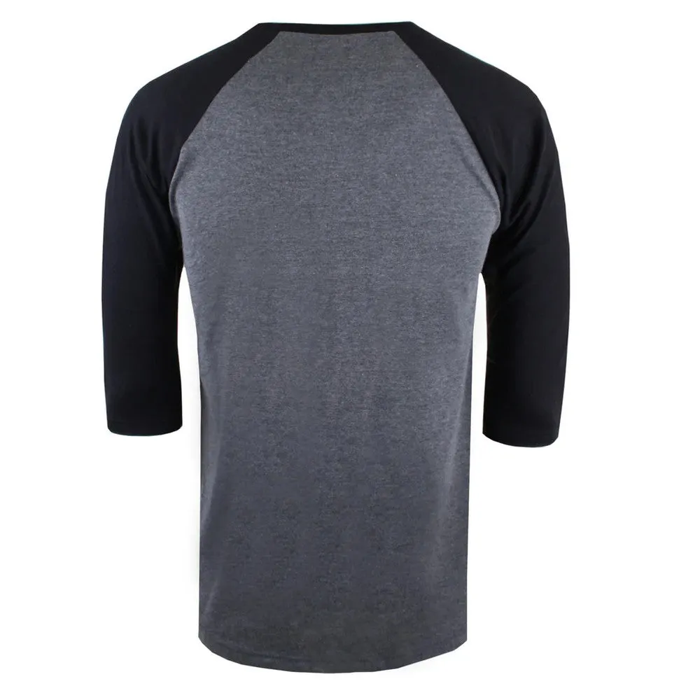 AC/DC Mens Logo 3/4 Sleeve T-Shirt