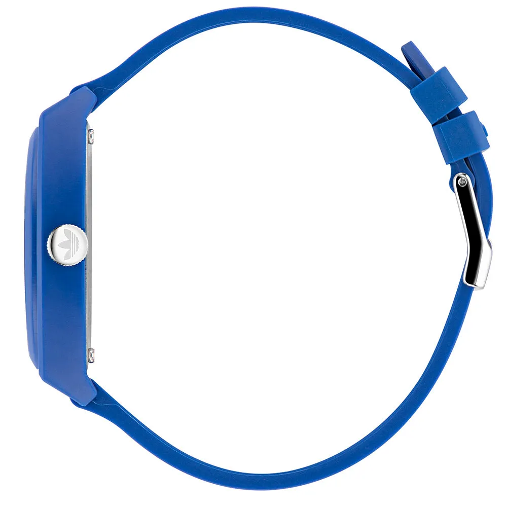 Adidas AOST23049 Project Two Blue Resin Mens Watch