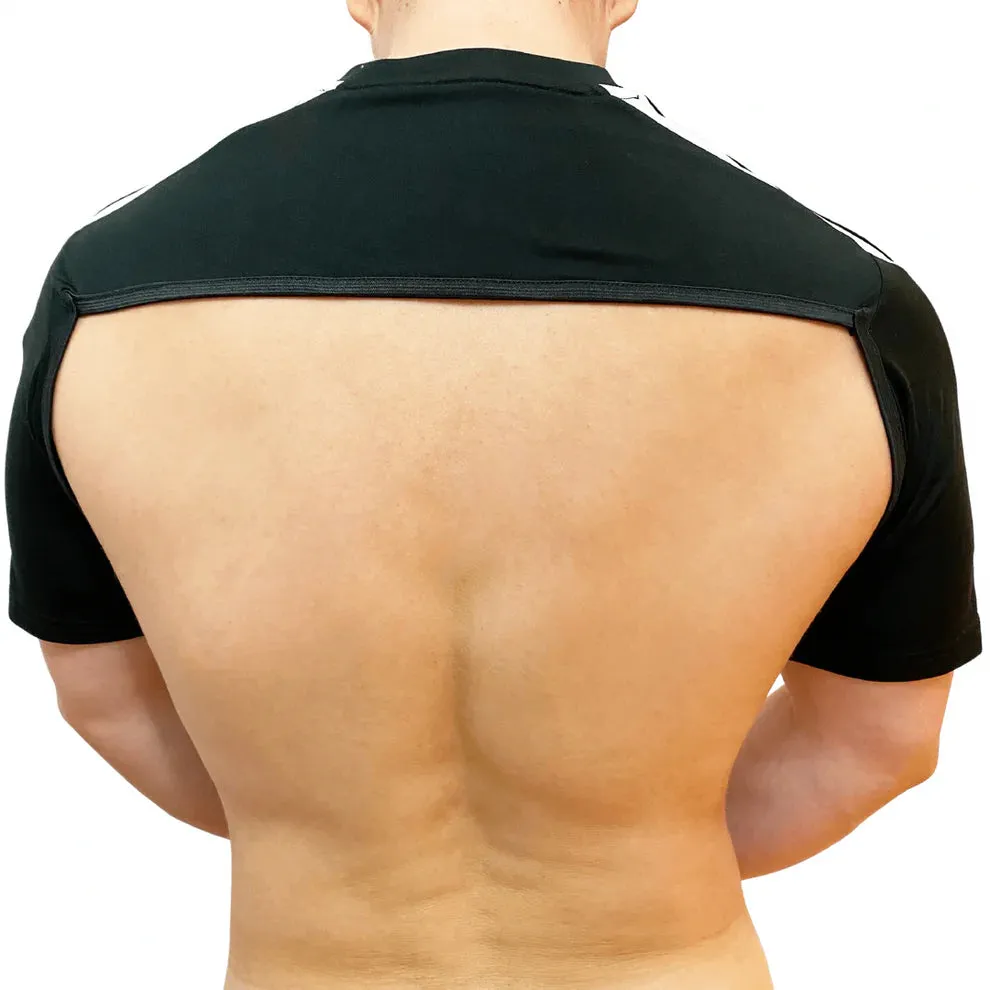 Adidas Sport Shoulders Black Crop Top BY SNEAKERMASK