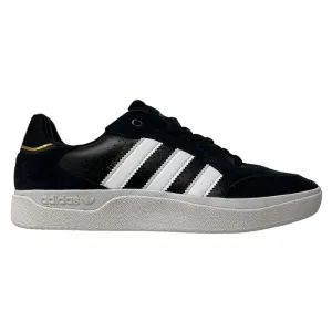 Adidas Tyshawn Low Black White Gold Suede Shoes