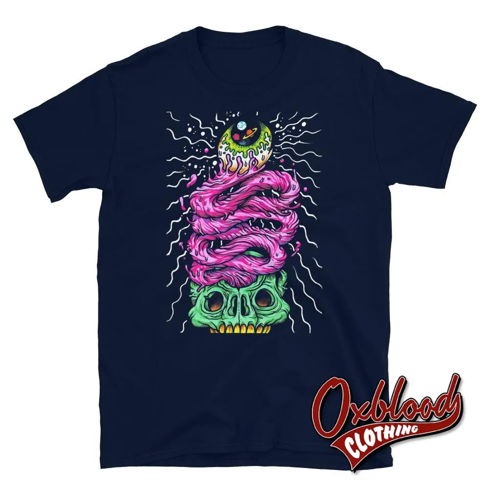 All Seeing Third Eye Yoga T-shirt - Grunge Goth Punk Clothing