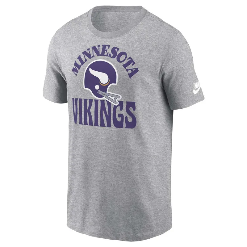 AVAILABLE IN-STORE ONLY! Minnesota Vikings Gray Groove Essential Tee