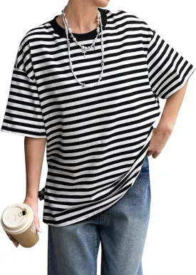 Avanova Women Graphic Letter Print Oversized T Shirt Short Sleeve Casual Summer Loose Fit Tee Top