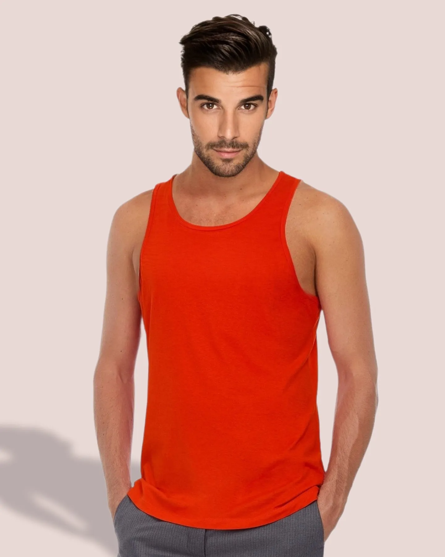BAC TM072 ― Herren Bio-Baumwolle Tank Top - Schwarz