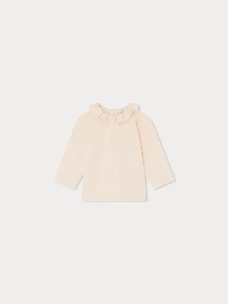 Bonpoint Billa - Pink Camellia T-Shirt for Kids