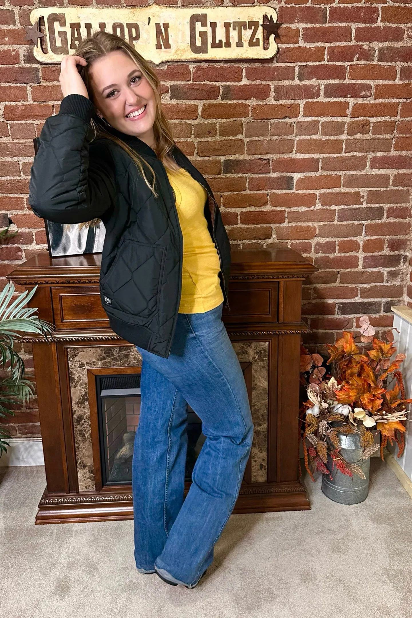 Campfire Cozy Mustard Yellow Tank By PJ Salvage