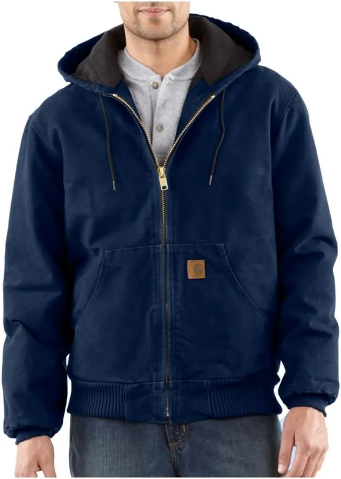 Carhartt Men's Big-Tall Quilted Flannel Lined Sandstone Active Jacket