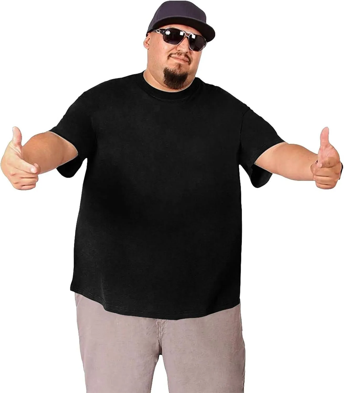 Custom T Shirts for Men Big and Tall Shirt Plus Size Short Sleeve Design Your Image Logo Text Oversized Cotton Tee