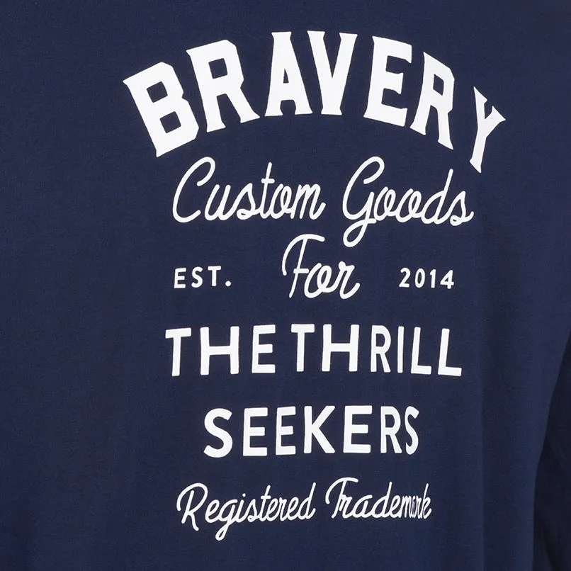 Enigmatic Long Sleeved T-Shirt- Blue