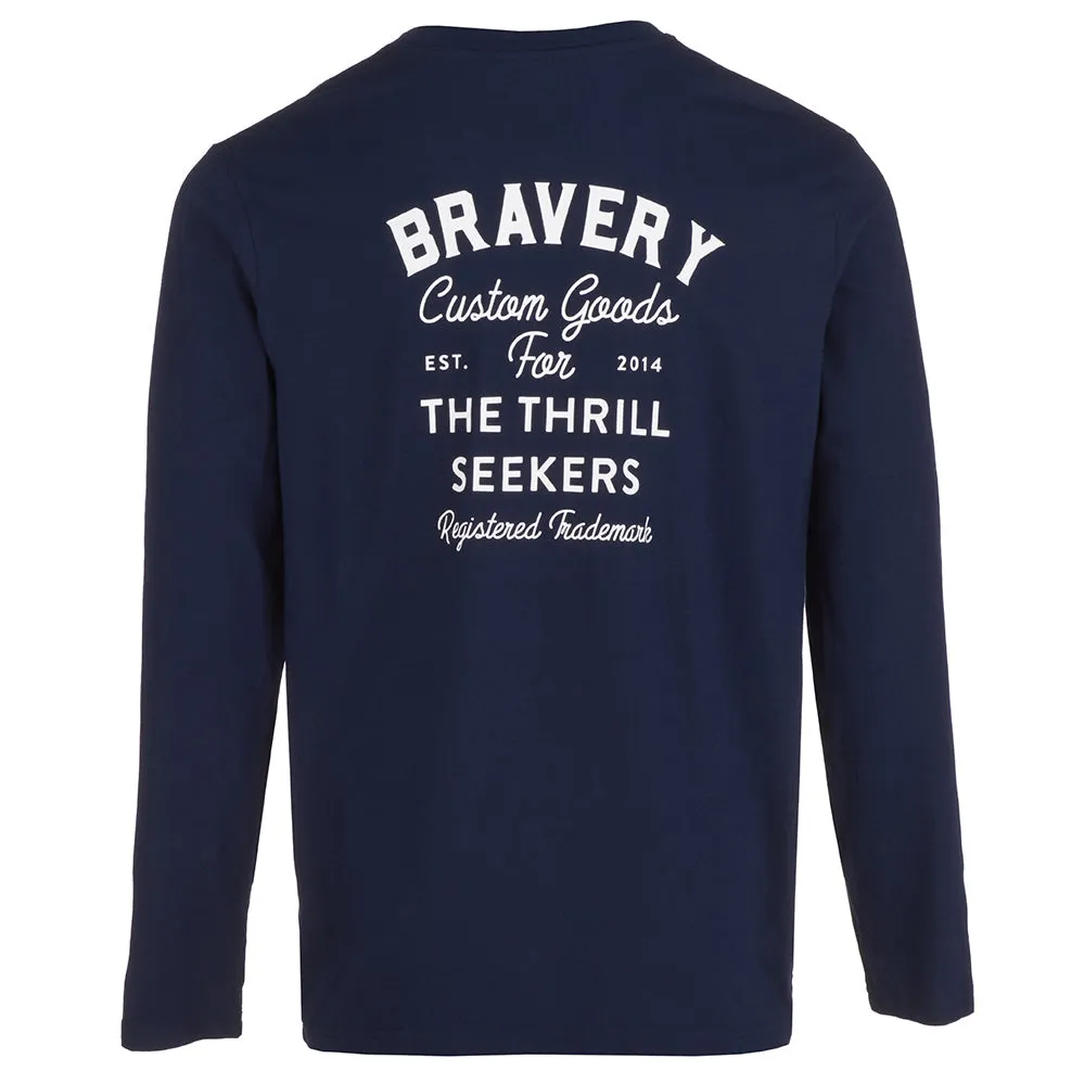 Enigmatic Long Sleeved T-Shirt- Blue