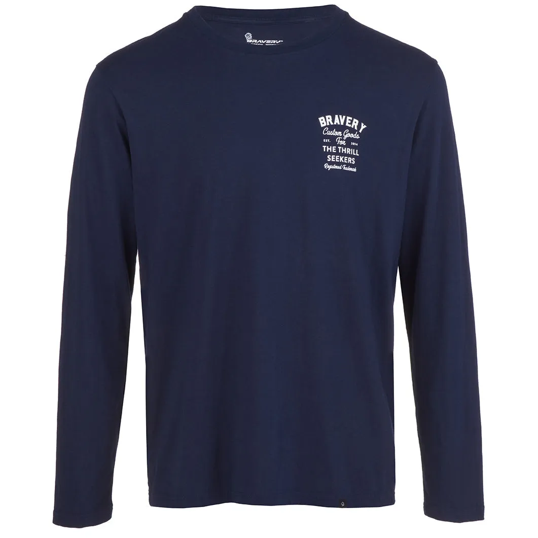 Enigmatic Long Sleeved T-Shirt- Blue