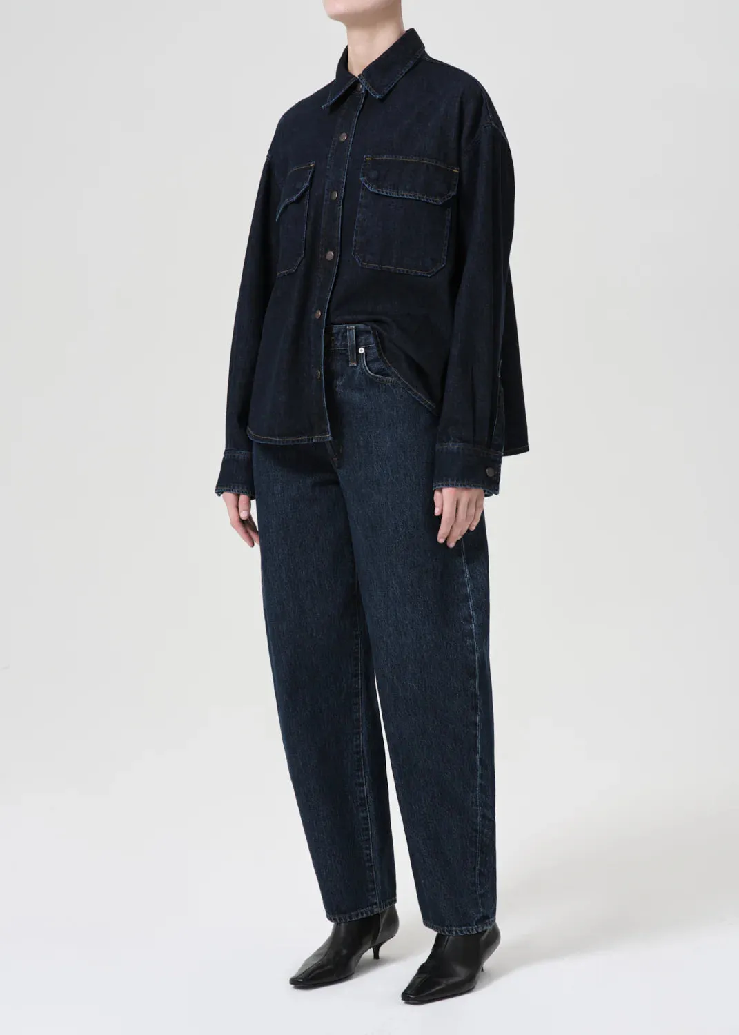 Gwen Slice Shirt - Rinse