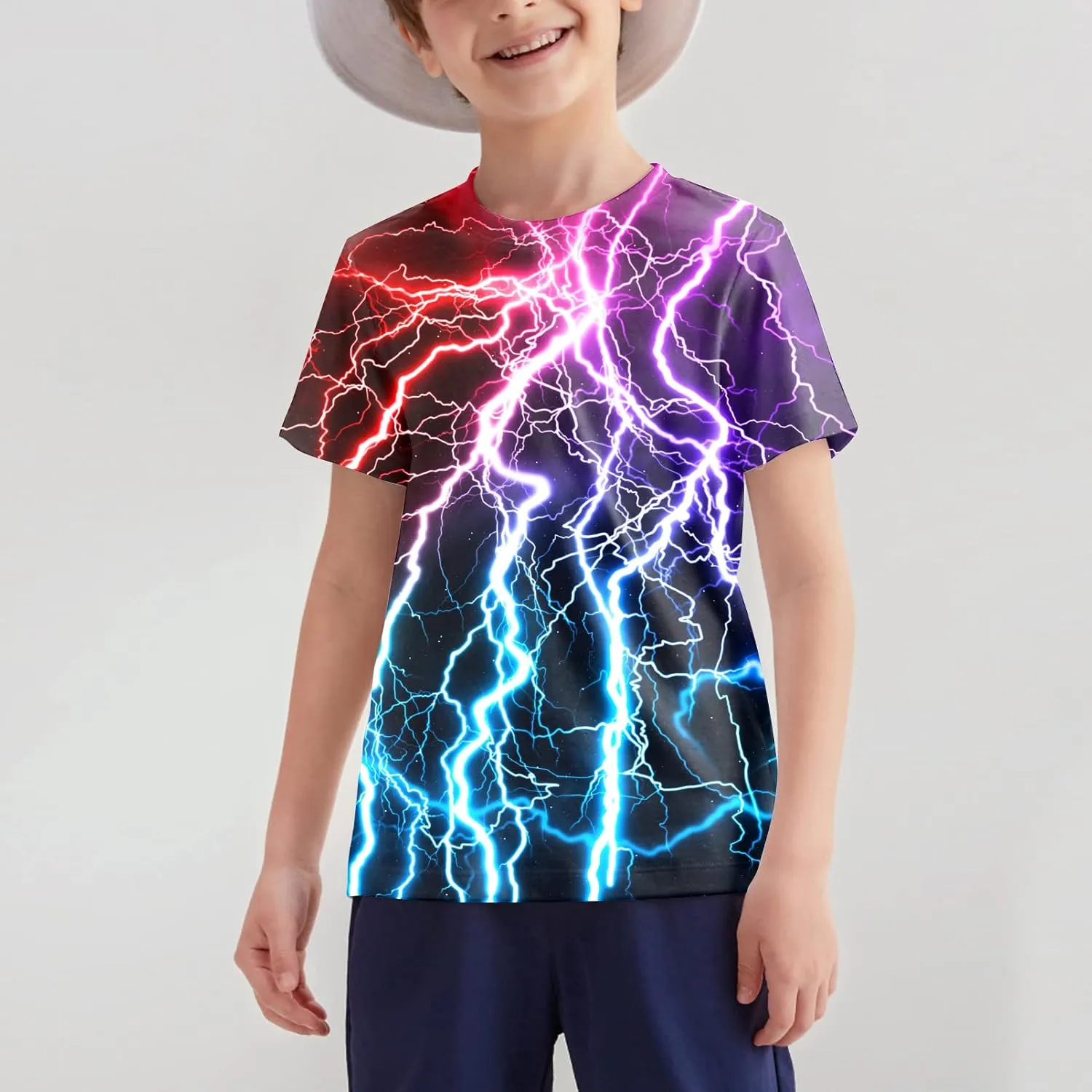 Hgvoetty Boys Girls Shirts Graphic T-Shirts Kids 3D T-Shirts Youth Novelty Casual Short Sleeve Tops Tees for 6-16 Years