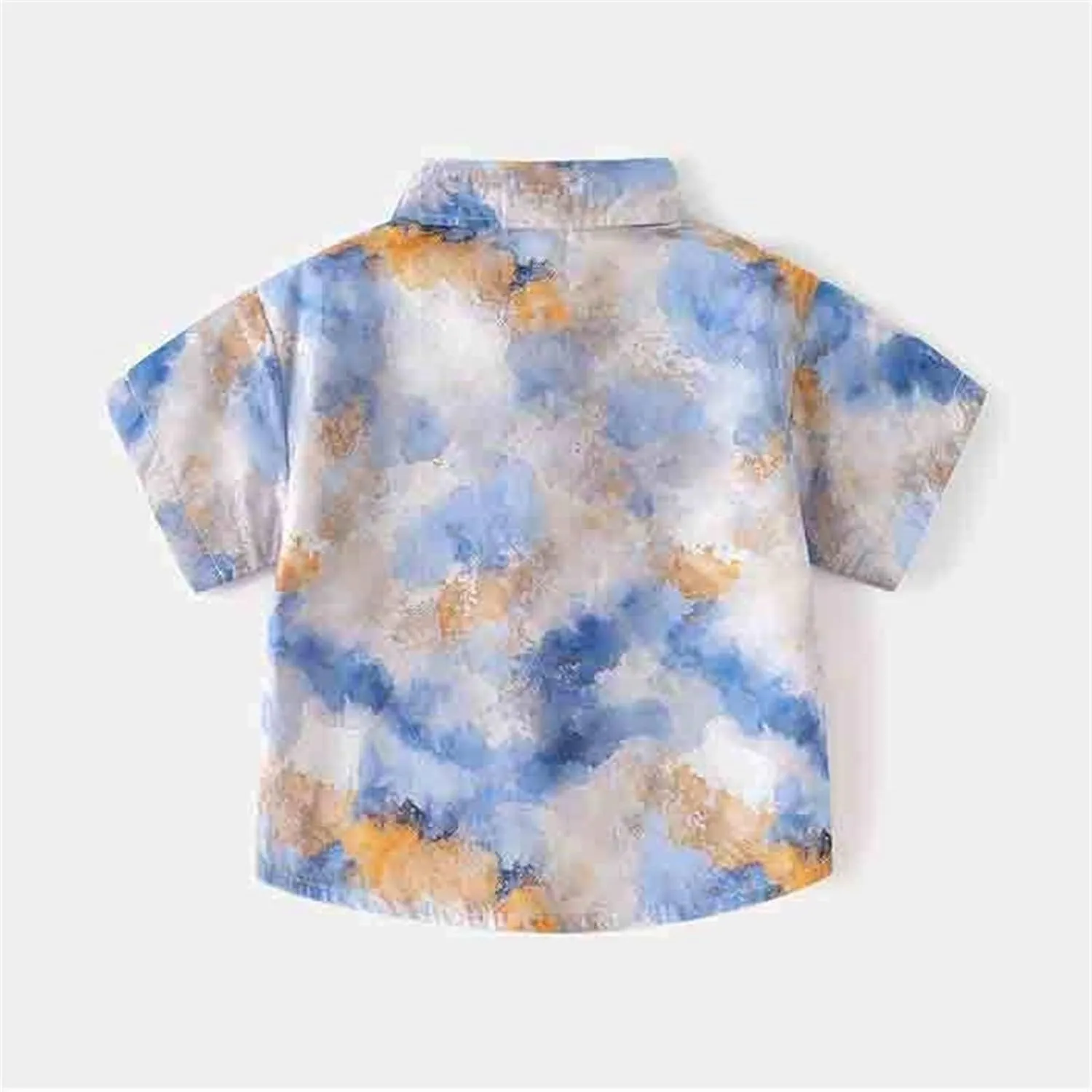 Little Boys Girls Casual Striped Button Down Shirts Short Sleeve Dry Fit Hawaiian Floral Tops Teen Shirts Girls Trendy