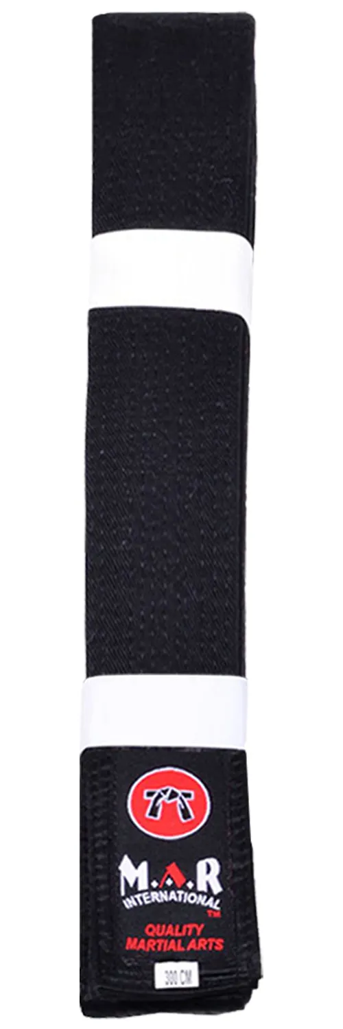 MAR-081 | Black Embroidered Belt