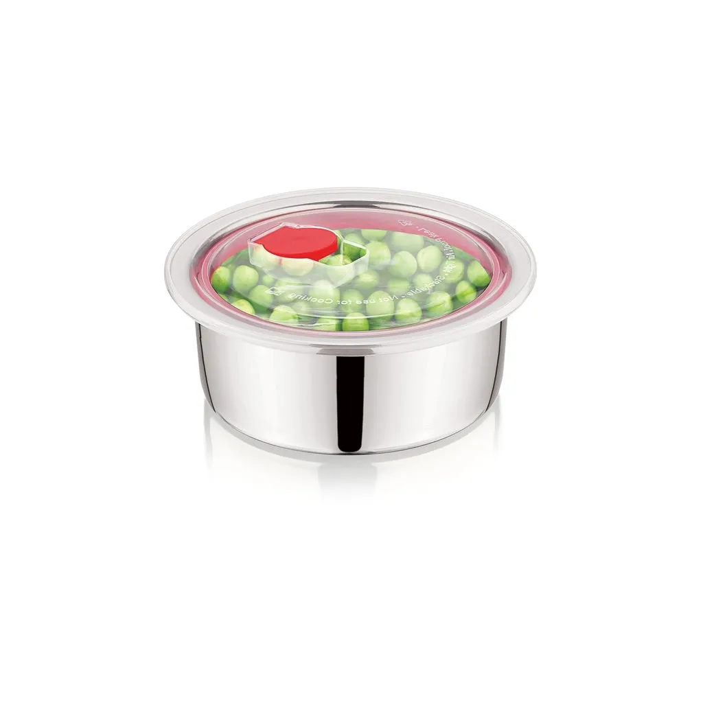 NanoNine Vacuu Tight 900 ml Regular Single Wall Stainless Steel Container.