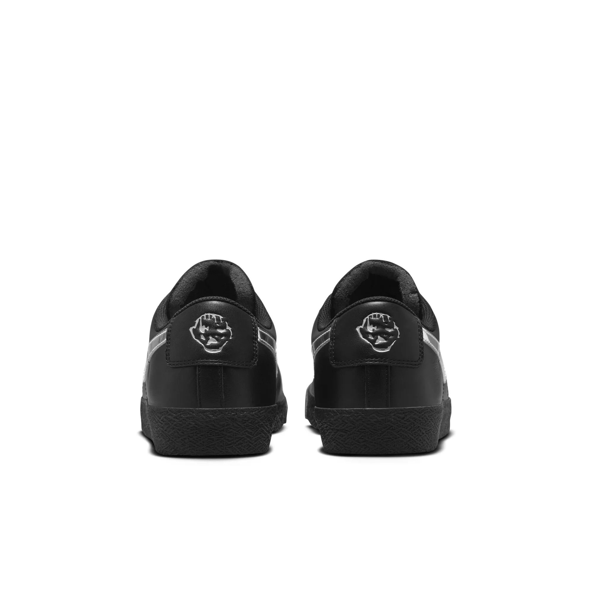 Nike SB Zoom Blazer Low Dancer Skateboards Edition - Black/Metallic Silver Skate Shoes