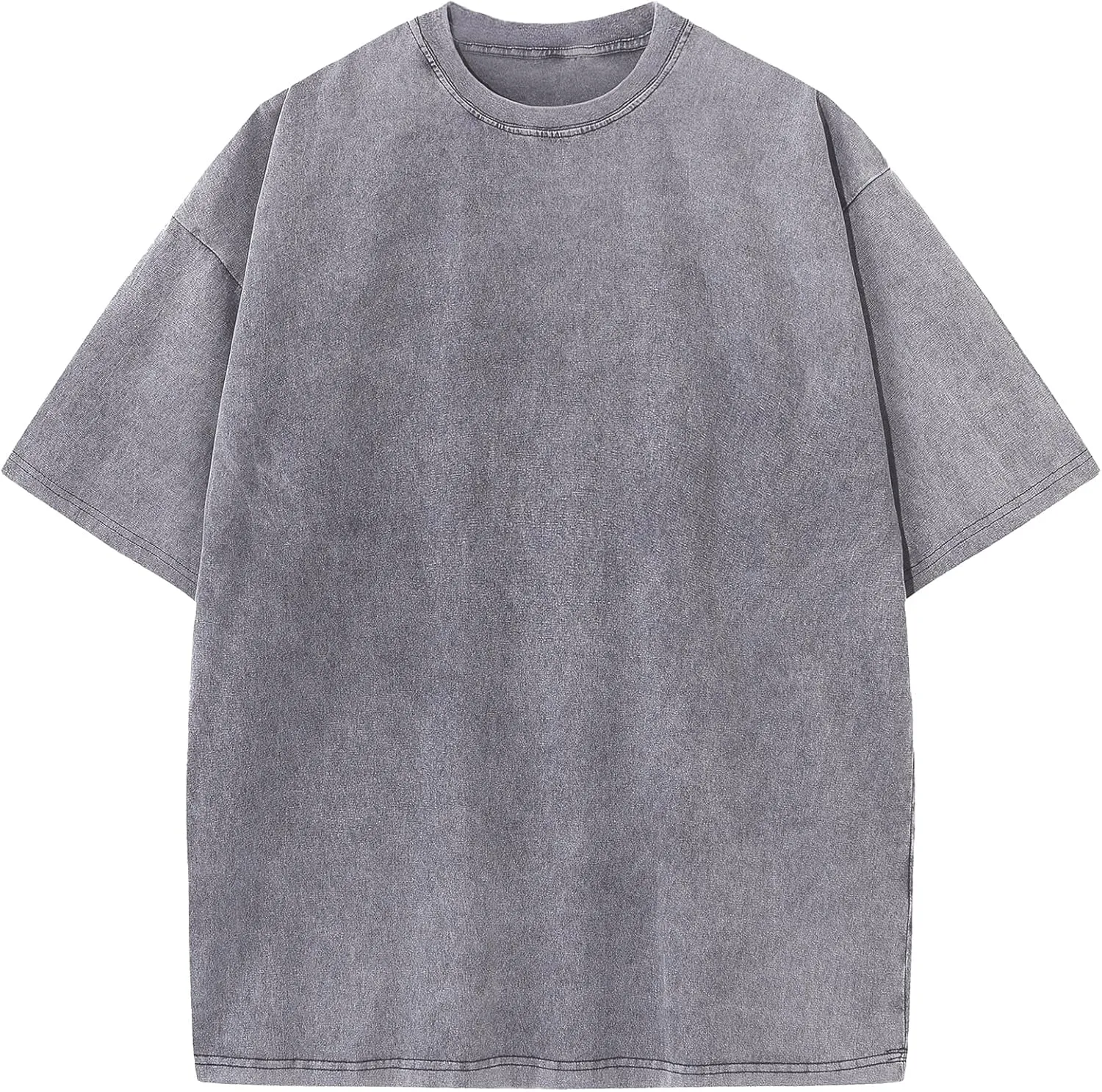 Oversized T-Shirts for Men Heavyweight Cotton Tee Crew Neck Short Sleeve Tops Men's Loose Fit Casual Fashion Shirt