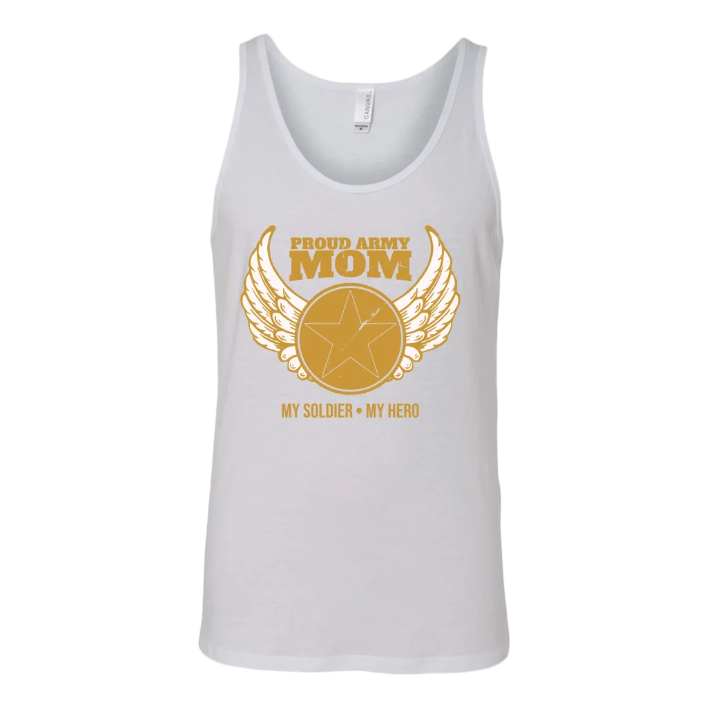 Proud Army Mom (My Soldier, My Hero) Tank Top