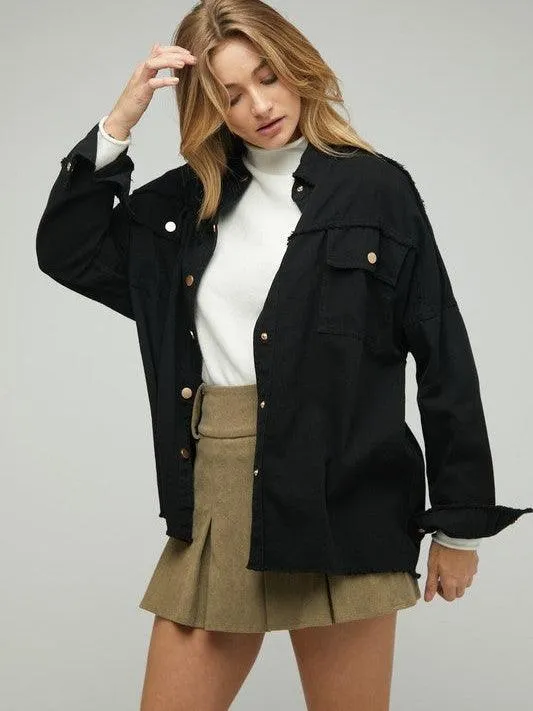 R & R Girls Oversized Jacket