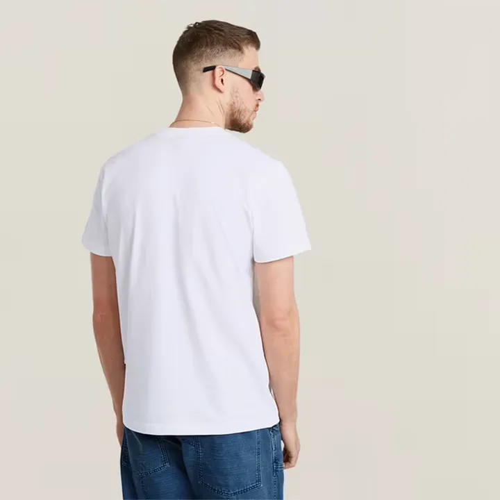 Raw Denim Tee (White) - GD25676C336110