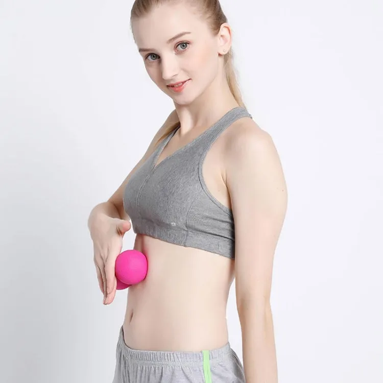 Silicone Elastic Fitness Massage Ball Yaga Ball(Black)