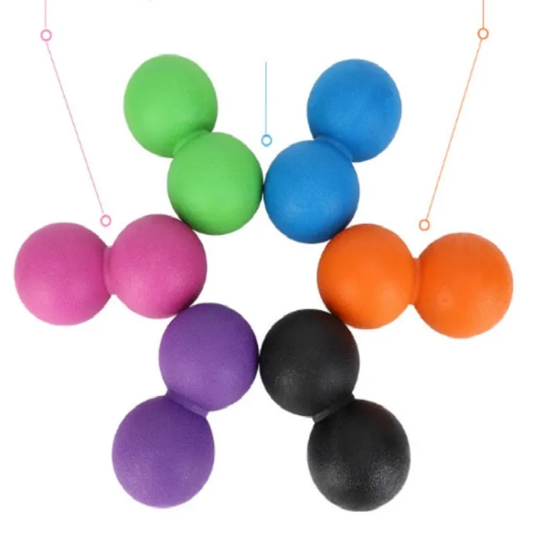 Silicone Elastic Fitness Massage Ball Yaga Ball(Black)