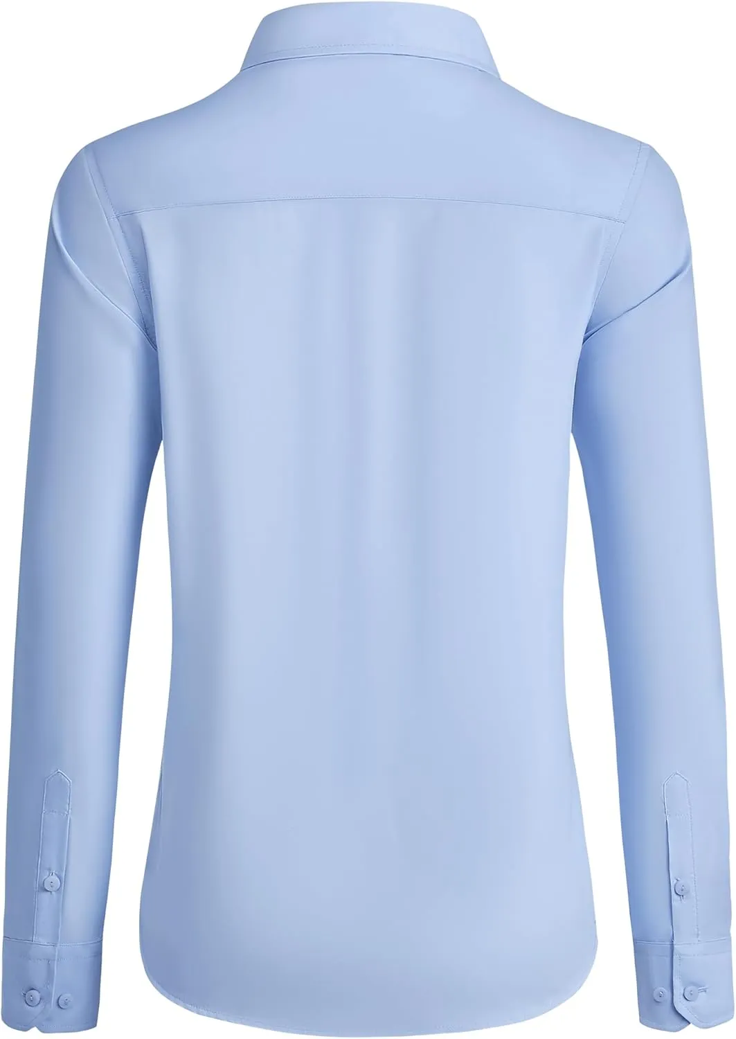 siliteelon Button Down Shirts for Women Wrinkle Free Dress Shirts Long Sleeve Shirts Formal Work Office Blouses Tops