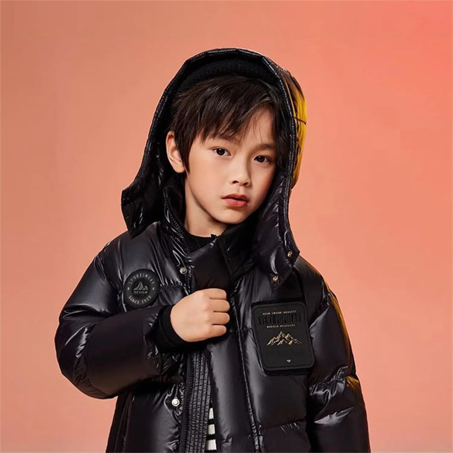 Teen Winter Padded Puffer Long Coat Little Boys Girls Windproof Warm Thick Down Jacket Parka Casual Comfy Outerwear