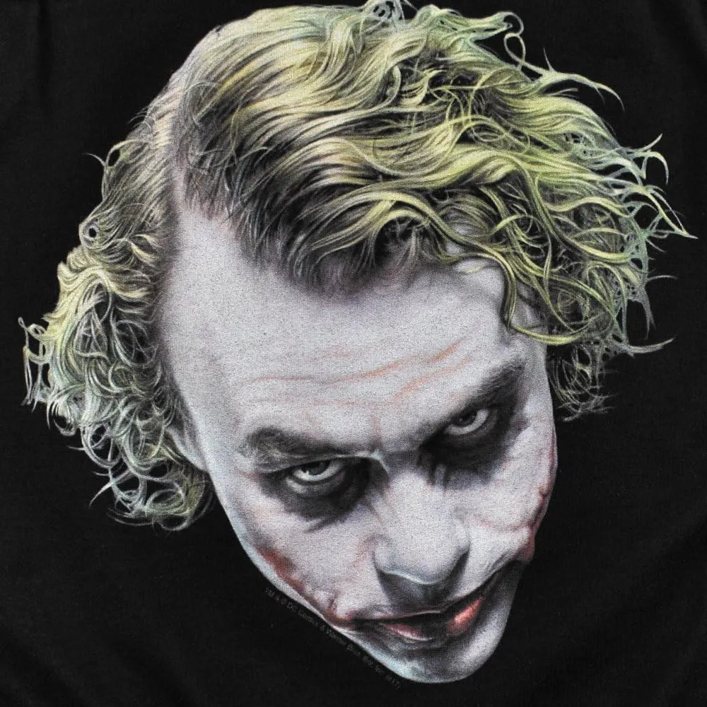 The Dark Knight Heath Ledger Painted Joker Head T Shirts & Stickers