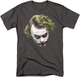 The Dark Knight Heath Ledger Painted Joker Head T Shirts & Stickers