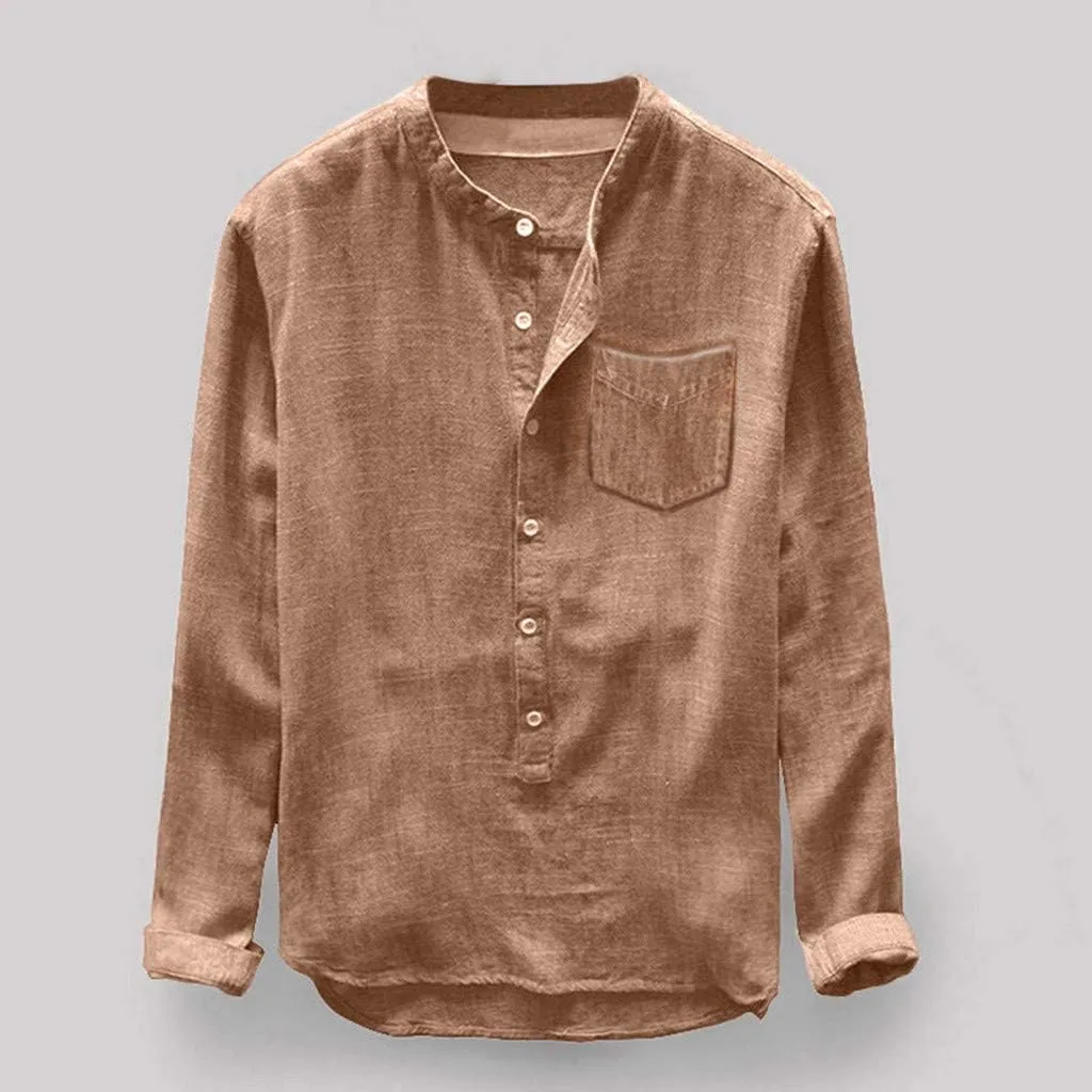 Winter Top Fashion and Blouse Button Autumn Sleeve Casual Long Mens Men Shirts Mens Flannel Shirts Long Sleeve