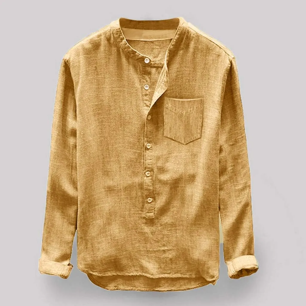 Winter Top Fashion and Blouse Button Autumn Sleeve Casual Long Mens Men Shirts Mens Flannel Shirts Long Sleeve