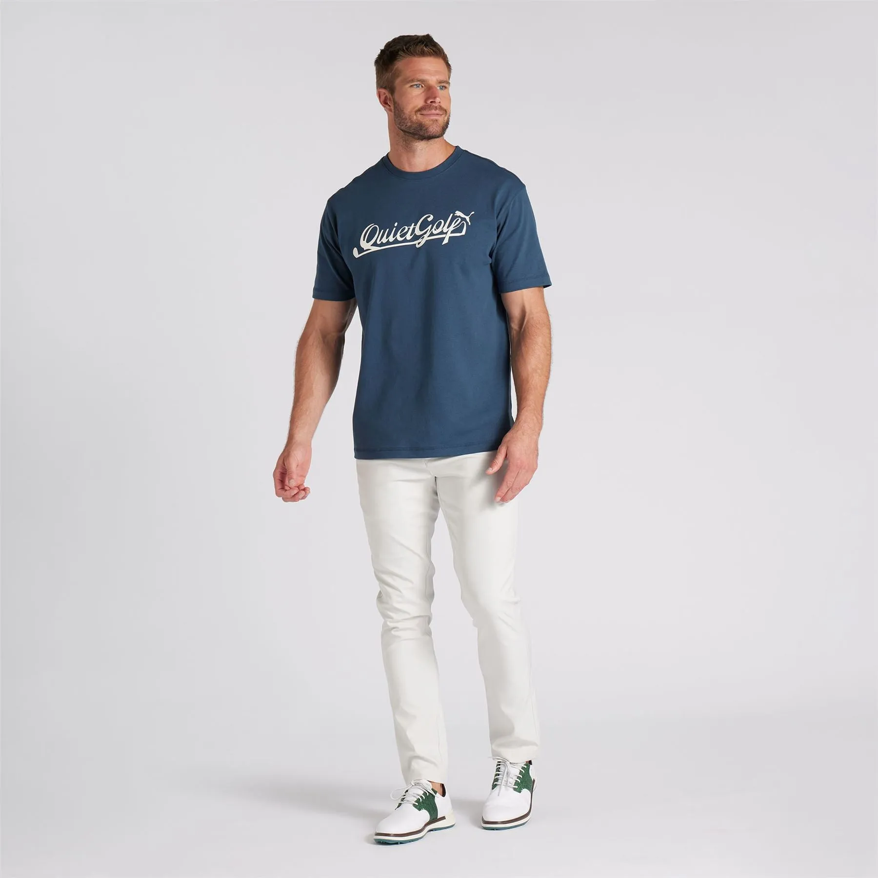 X QGC Script Graphic Tee Dark Night - SS24