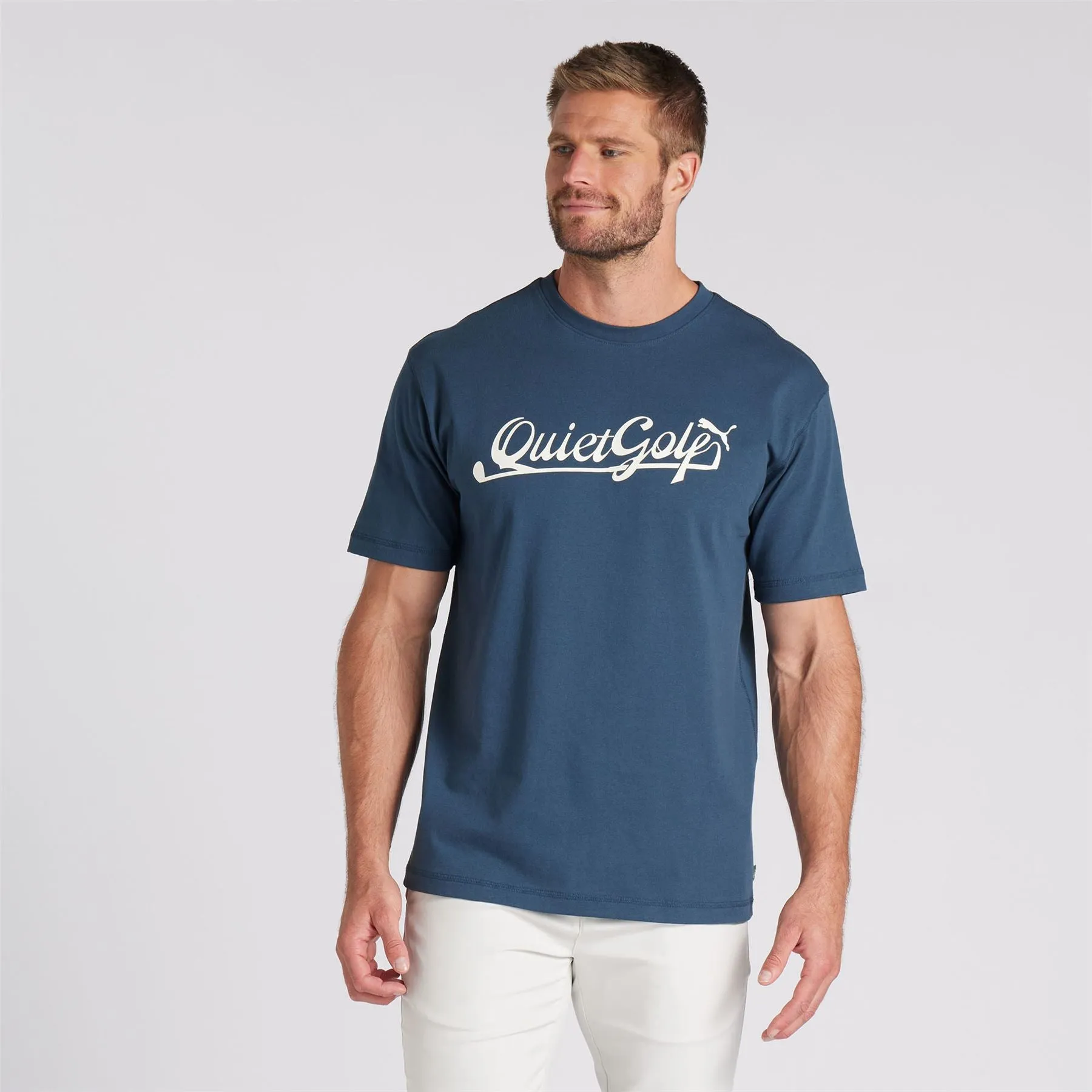 X QGC Script Graphic Tee Dark Night - SS24