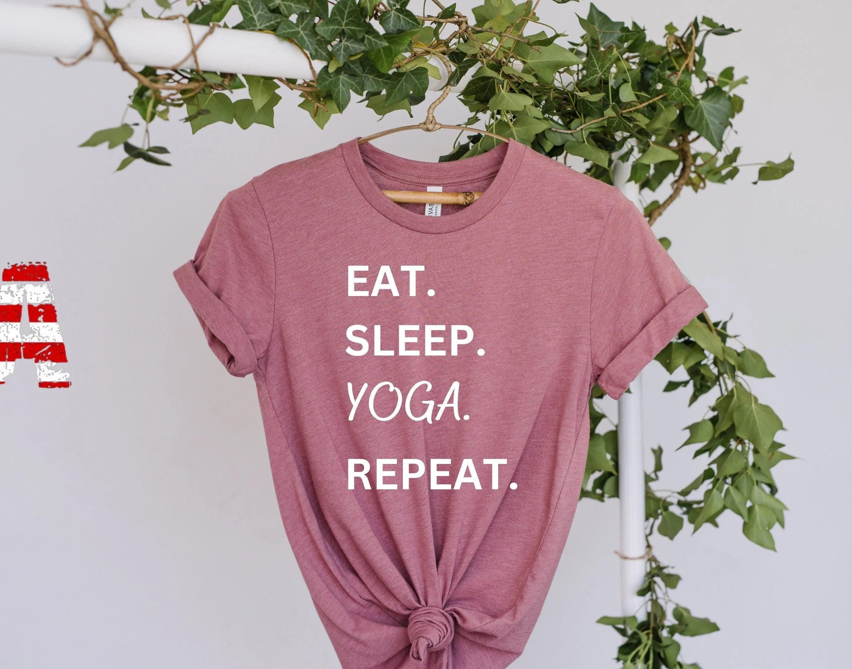 yoga T-Shirt, eat sleep yoga repeat ,Meditation Shirt, Yoga Shirt, Yoga Lover Gift, Yoga Gift, Spiritual Shirt,zen shirt